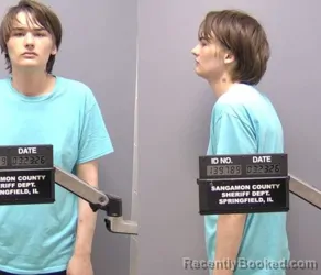 Mugshot of Hunter C Schilling booked in Sangamon County, Illinois on March 23, 2026