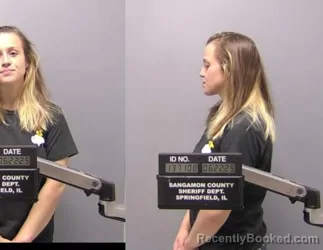 Mugshot of Sydney Leann Ritter booked in Sangamon County, Illinois on March 26, 2026