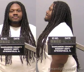 Mugshot of Michael K Jenkins booked in Sangamon County, Illinois on April 5, 2026