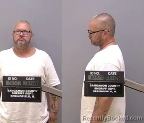 Mugshot of WILLIS Charles BEAVERS booked in Sangamon County, Illinois on July 11, 2026