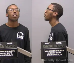 Mugshot of DREW M BECK booked in Sangamon County, Illinois on March 26, 2026