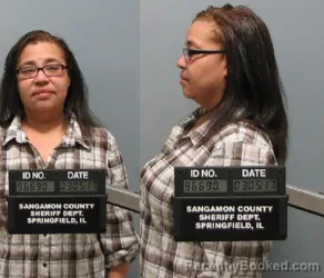 Mugshot of JENNIE L STEWART booked in Sangamon County, Illinois on July 5, 2026