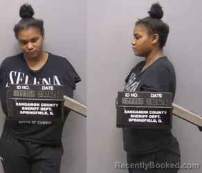 Mugshot of McKeanna S Powell booked in Sangamon County, Illinois on March 6, 2026