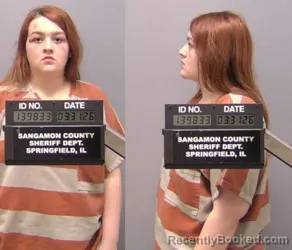 Mugshot of Gretchen R Staff booked in Sangamon County, Illinois on March 31, 2026