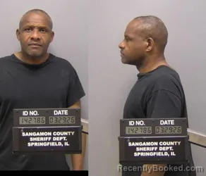 Mugshot of DWIGHT WHEELER booked in Sangamon County, Illinois on March 29, 2026