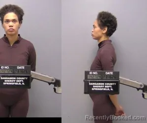 Mugshot of LEXUS M SCALES booked in Sangamon County, Illinois on March 16, 2026