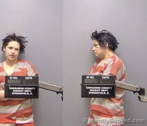 Mugshot of Nicole B Baker booked in Sangamon County, Illinois on March 8, 2026