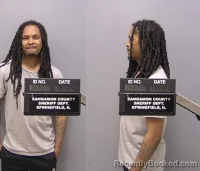 Mugshot of Charles R Wright booked in Sangamon County, Illinois on March 14, 2026