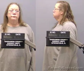 Mugshot of Linda S Wypasek booked in Sangamon County, Illinois on March 15, 2026