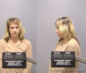 Mugshot of JULIE K JONES booked in Sangamon County, Illinois on March 21, 2026