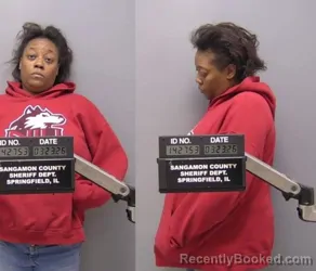 Mugshot of Chelsea Simmons booked in Sangamon County, Illinois on March 23, 2026