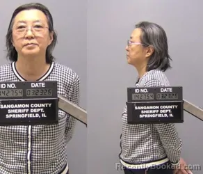 Mugshot of YU SHEN booked in Sangamon County, Illinois on March 23, 2026