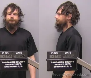 Mugshot of MICHAEL R PERTELL booked in Sangamon County, Illinois on March 24, 2026