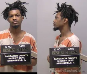 Mugshot of Michael R ONEAL booked in Sangamon County, Illinois on March 26, 2026