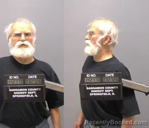 Mugshot of THOMAS R GREEN booked in Sangamon County, Illinois on March 27, 2026