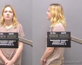 Mugshot of NEVAEH L NEWTSON booked in Sangamon County, Illinois on March 29, 2026