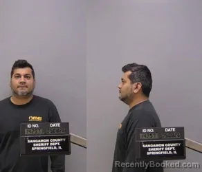 Mugshot of CHISTIAN C PASTRANA booked in Sangamon County, Illinois on May 8, 2026