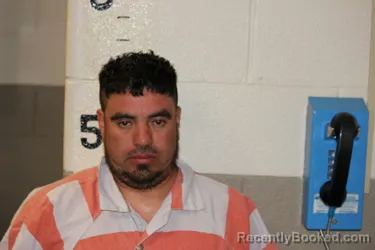 Mugshot of GUSTAVO ESTRADA booked in Schuyler County, Illinois on May 25, 2026