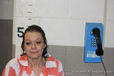 Mugshot of Sharee Santorineos booked in Schuyler County, Illinois on September 28, 2026