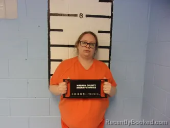 Mugshot of TIFFANY DANIELLE SMITH booked in Wabash County, Illinois on June 30, 2026