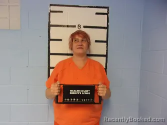 Mugshot of AMANDA K SPEAR booked in Wabash County, Illinois on April 10, 2026