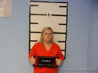 Mugshot of CHELSEA ALICE CARTER booked in Wabash County, Illinois on June 2, 2026