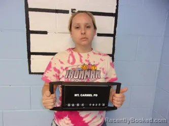 Mugshot of JESIKA RAE MORENO booked in Wabash County, Illinois on June 22, 2026