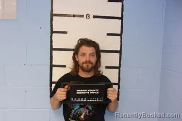 Mugshot of Justin Michael Harms booked in Wabash County, Illinois on September 27, 2026