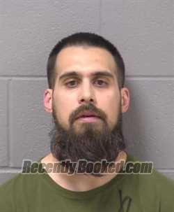 Mugshot of Nathan Joseph Vargas booked in Will County, Illinois on October 9, 2026