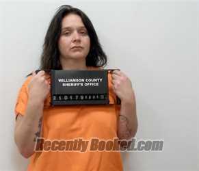 Booking photo from Williamson County, Illinois