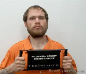 Mugshot of MICHAEL JOSEPH JADRON booked in Williamson County, Illinois on April 2, 2026