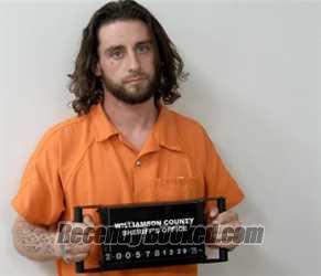 Booking photo from Williamson County, Illinois