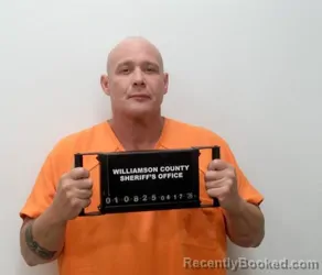 Mugshot of DUSTIN LEE RANDOLPH booked in Williamson County, Illinois on April 17, 2026