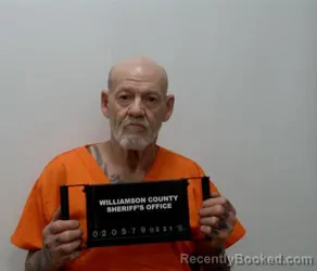 Mugshot of RICKEY JOE BOZARTH booked in Williamson County, Illinois on March 20, 2026