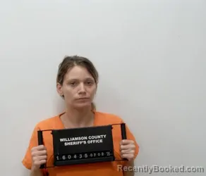 Mugshot of DESTINY RENEE MELBAR booked in Williamson County, Illinois on July 2, 2026