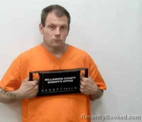 Mugshot of SCOTT ANTHONY EVANS booked in Williamson County, Illinois on April 1, 2026