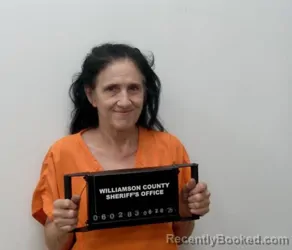 Mugshot of VALERIE MAE HOLMES booked in Williamson County, Illinois on June 28, 2026