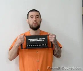 Mugshot of DUSTIN LEE WILLIAMS booked in Williamson County, Illinois on March 25, 2026