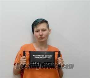 Mugshot of Kalea Jane Fleming booked in Williamson County, Illinois on September 15, 2026