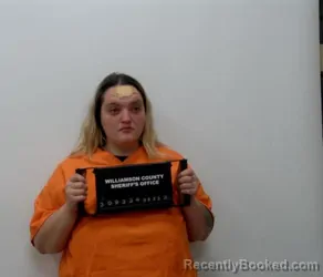 Mugshot of ASHLEY NICOLE WATKINS booked in Williamson County, Illinois on March 23, 2026