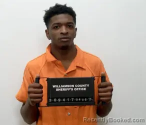 Mugshot of Lamarius Zaqurian Petty booked in Williamson County, Illinois on August 31, 2026