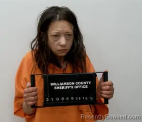 Mugshot of EMILY M CRAWFORD booked in Williamson County, Illinois on May 15, 2026