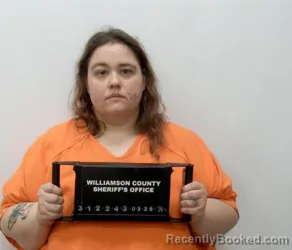 Mugshot of AMANDA JEAN LANGLEY booked in Williamson County, Illinois on March 25, 2026