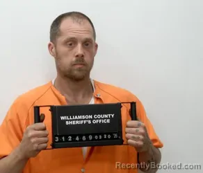 Mugshot of CHESTON W COOK booked in Williamson County, Illinois on March 20, 2026