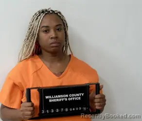 Mugshot of SHINKA L LEONARD booked in Williamson County, Illinois on April 3, 2026