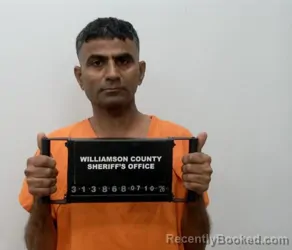 Mugshot of POPATBHAI PATEL booked in Williamson County, Illinois on July 10, 2026