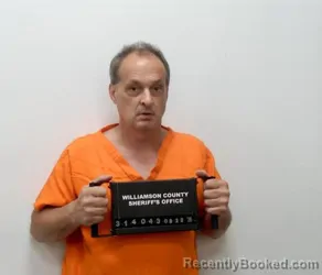 Mugshot of Clifford R Brady booked in Williamson County, Illinois on August 22, 2026