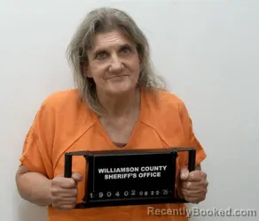 Mugshot of Darla Sue Browning booked in Williamson County, Illinois on August 22, 2026