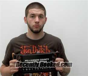 Mugshot of JUSTIN ANTHONY PHIPPS booked in Williamson County, Illinois on April 3, 2026