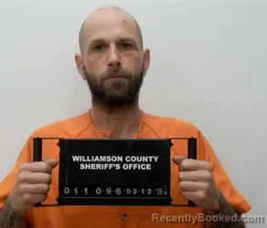 Mugshot of JOSHUA AARON BRANDT booked in Williamson County, Illinois on March 12, 2026